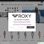 Free Standard Shipping (No Min Spend) + 10% off (Includes Quiksilver & DC) @ Roxy
