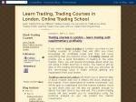 Trading courses in London – learn trading with supplementary profitably