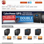 CyberPower UPS Sale + Free Belkin 6-way Power Board + Belkin SurgeCube, e.g. VALUE600EI 600VA $69 + Shipping @Shopping Express