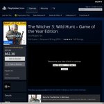[PS4] Witcher 3 GOTY $46.79 for PS Plus Members on AU PSN