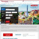CheapTickets 16% off Hotel Bookings - Prices in $US