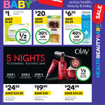 Woolworths 1/2 Price All Olay Skin Care, ModelCo Cosmetics Starts Wed 10 May