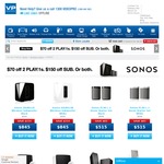 Sonos Sale @ Videopro (Sub $845, 2 x Play:1 $515, Playbar $896)