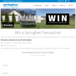Win a Springfree Trampoline (R54 Compact Round) Worth $1,274 from Springfree Trampoline