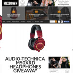 Win a Pair of Audio-Technica 2017 M50xRD Headphones Worth $279 from Mixdown Magazine