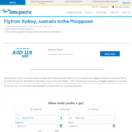 Sydney to Manila, Philippines $119 One Way via Cebu Pacific