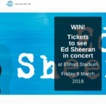 Win 1 of 2 Double Passes to See Ed Sheeran in Concert at Etihad Stadium from Bound Round