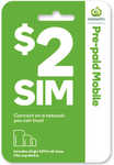 Woolworths Mobile $2 Mobile Pre-Paid SIM Pack $0.10 @ Big W