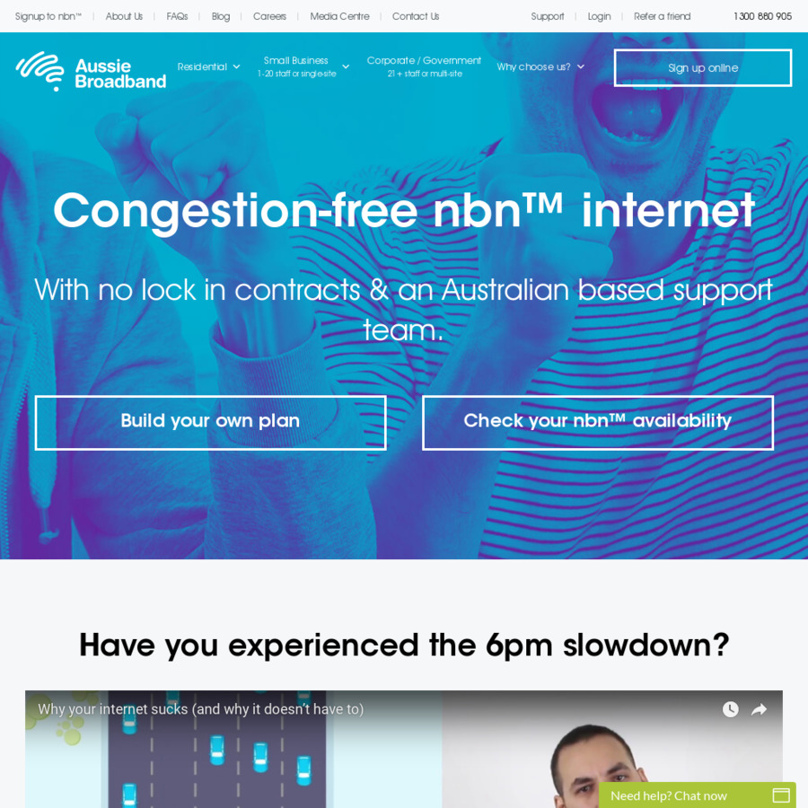 Aussie Broadband NBN 50/100 Tiers Unlimited $79-$99pm (No Home Phone