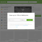 5% off Food & Drink, 10% off Leisure, 15% off Health and Services at Groupon AU + 10-15% Cashback at ShopBack