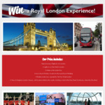 Win a Royal London Experience for 2 Worth $10,000 from MDSA