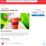 [NSW, VIC, QLD] $5 Large Fruit or Veggie Juice from Top Juice (Usually $8) @ Scoopon