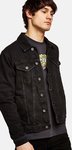 Topman Denim Jacket (Black) XS and XL $23.95 Delivered (RRP $79.95) @ The Iconic