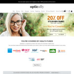 Black Friday Deal - OzBargain Exclusive 25% OFF @ Optically (Health Funds Registered)