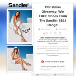Win Three Pairs of Sandler Shoes Worth $400 from Sandler