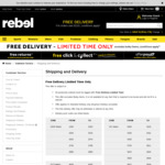 Free Shipping Sitewide (Excludes Bulky) @ rebel + 7.5% Shopback Cashback (Was 3.5%)