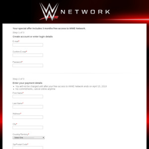 Wwe network online account