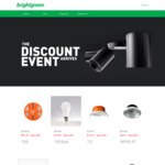 Brightgreen LED Lighting Clearance - 60% off a Large Range (D900+- Curve $36 was $90)