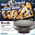 Win 1 of 2 Breville Crepe Creations Makers Worth $69.96 from Billy Guyatts