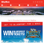 Win 1 of 8 3-Day or 1-Day Passes to Bluesfest in Byron Bay from Skybus [No Travel]
