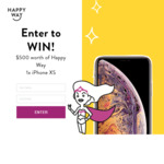 Win an iPhone XS + $500 Worth of Protein Powder from Happy Way