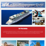 Win a Western Mediterranean Cruise for 2 Worth $10,000 from MDSA