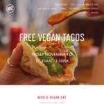 [NSW] Free Vegan Tacos, 11.30am-3.30pm 1/11 @ Brick Lane (Darlinghurst) (Facebook Registration Required)