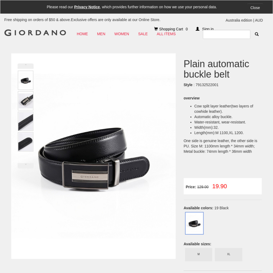 Giordano Belt