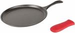 Lodge L9OG3ASHH41B Cast Iron 10.5" Griddle and Hot Handle Holder $35.91 + Delivery (Free with Prime) @ Amazon US via AU