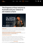 Win Two Gold Reserve Tickets to Gladys Knight plus Meet and Greet 4/2 from Southern Cross Austereo [WA]