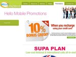 Hello Mobile - SUPA Plan - 10% Bonus Credit