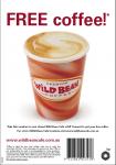 FREE coffee at Wild Bean Café - no purchase necessary