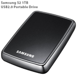 Samsung S2 1TB USB2.0 Portable External Hard Drive = $89 + Shipping