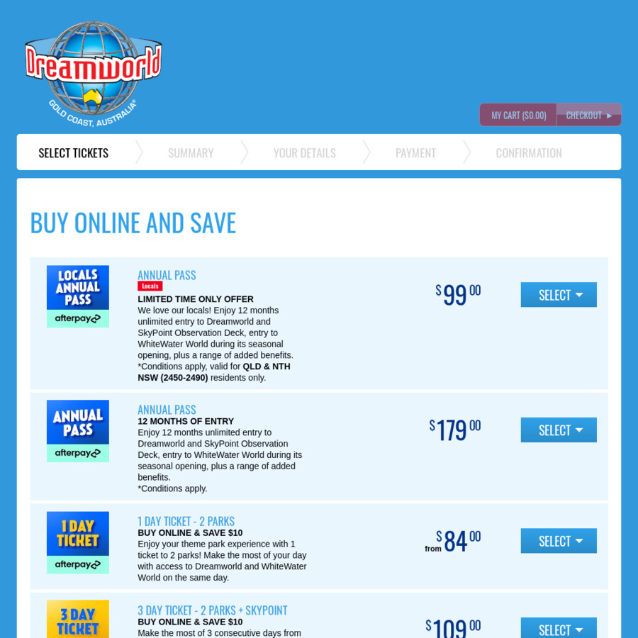 The Best Deals For Afterpay Day Sale 2021 Get 25 Off Dreamworld Movie World More Klook Travel Blog