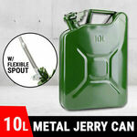 10L Metal Jerry Can w/ Detachable Flexible Pour Spout $24.21 + $10.50 Delivery @ Go Super Special eBay AU