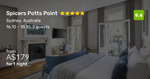 [NSW] Spicers Potts Point Luxury Hotel Room from $358 for 2 Weekend Nights (47% off) @ Beat That Flight