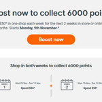  [Everyday Rewards] Spend $50 Per Week for 2 Weeks to Receive 6000 Points @ Woolworths