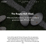 Black Friday Deal - 15% off Premium Rugby Balls - Junior $39.10, Senior $40.80 + Delivery @ W RUGBY