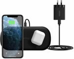 Choetech Dual Fast Wireless Charger with QC3 adapter $36.99 + Delivery ($0 with Prime/ $39 Spend) @ CHOETECH Amazon AU
