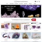 Free Amethyst Ring/Pendant with Every Purchase + $12.50 Delivery @ Unique Crystals and Stones