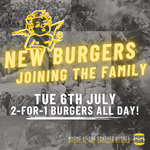 [VIC] Buy 1 Get 1 Free Burger (Dine-in Only) on 6 July @ Burger Heaven, Elsternwick