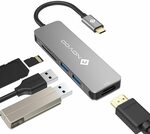 NOVOO USB C Hub HDMI 4K@30hz, 2x USB 3.0, SD & MicroSD $25.49 + Delivery ($0 with Prime) @ Wellmade Brands AU via Amazon AU