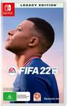 [Switch] FIFA 22 Legacy Edition $49 + Delivery ($0 C&C/ in-Store/ Select Areas with $100 Order) @ JB Hi-Fi