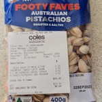 [VIC] 400g Australian Roasted & Salted Pistachios $4 (Was $9) @ Coles (Sandringham)