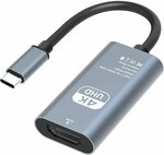 USB C to HDMI Adapter 4k@60Hz with HDCP $15.11 + Delivery ($0 with Prime/ $39 Spend) @ HARIBOL Amazon AU
