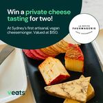 Win a 5 Course Cheese Tasting + Bottle of Sparkling at La Petite Faux Magerie (Newtown, NSW) from Veats