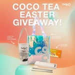 Win a Coco Tea Merchandise Pack and $200 Voucher or 1 of 70 Minor Prizes (Bag, Cup Carrier, Straws) from Coco Tea