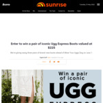 Win a Pair of Ugg Boots from Sunrise