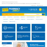 Spend $250+ & Get 15% off, Spend $150+ & Get 10% off, Spend $99+ & Get 5% off + Delivery ($0 with $99 Order) @ Pharmacy Direct