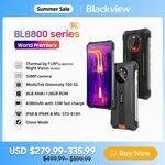 Blackview BL8800 Night Vision US$289.09 (~A$424.48), BL8800 Pro 5G Thermal US$350.69 (~A$514.92) Delivered @Blackview AliExpress